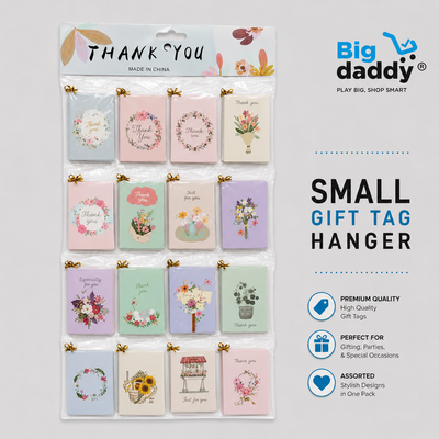 Happy birthday name tag hanger pack of 160 pc