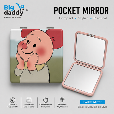 3 PCS Winni the puh wife bear Pocket Mirror ( eff price 65)