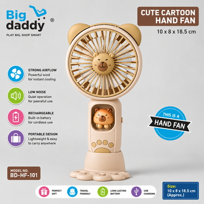 Cappy bara Cute Hand Fan