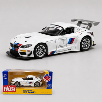 Officially Licensed BMW Z4 GT3 1:32 Scale Die Cast Track Car Model