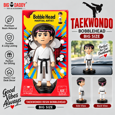 Martial artist taekwondo bobblehead