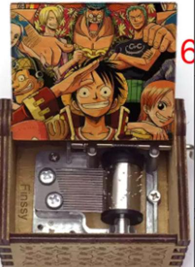 One pice Group music box