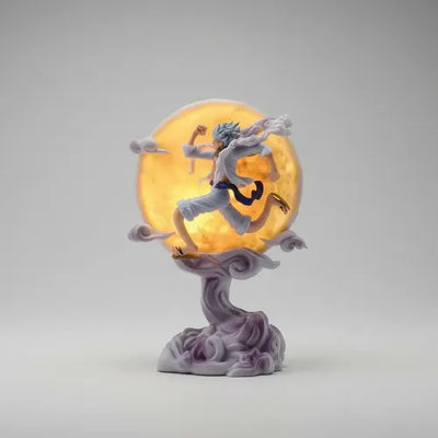 Luffy Moon on Pillar with Light