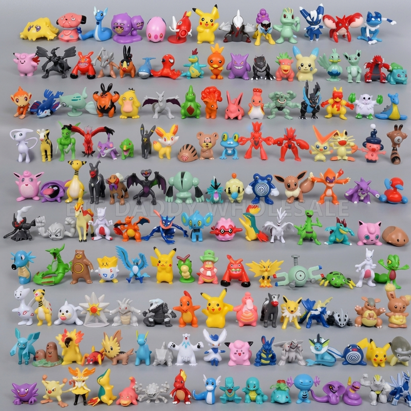 POKI 144 PC SET CHIBY FIGURES