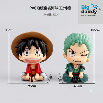 zoro luffy set of 2