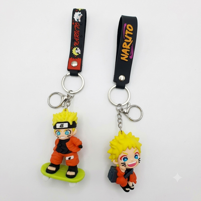 3pcs - Naruto mix Rubber keychain (eff price 35)