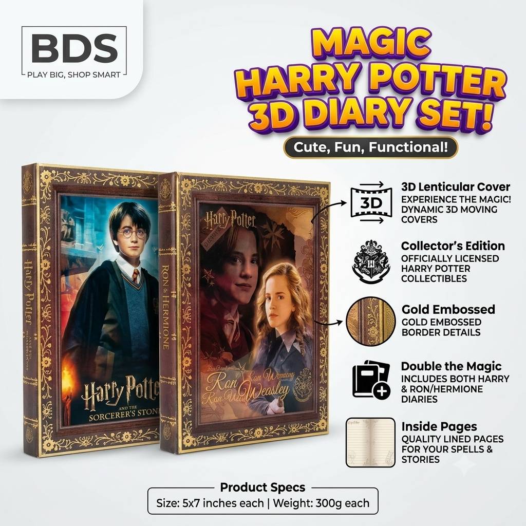Hp Magic boy Hari & Friends 3d diary mix design - VD38