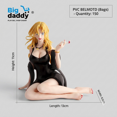 Matsumoto Rangiku Figure Black Dress 13cm