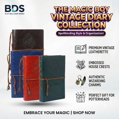 Hp (Magic Boy) Hari Retro Diary Medium size