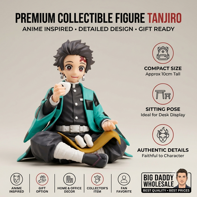 Tanjiro Sitting Figure pack of 3 (eff price 140)