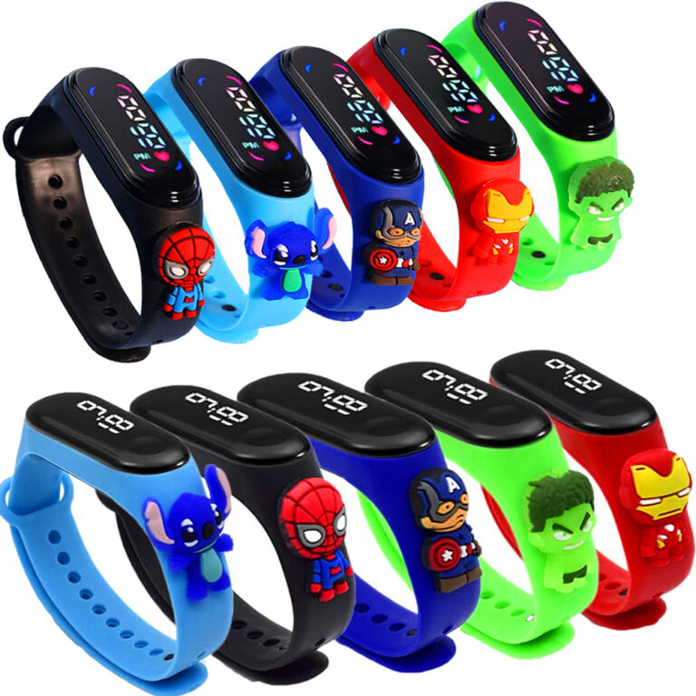 6 pcs - Cartoon Anime watch mix design Dhamaal Price Net price is Rs 30