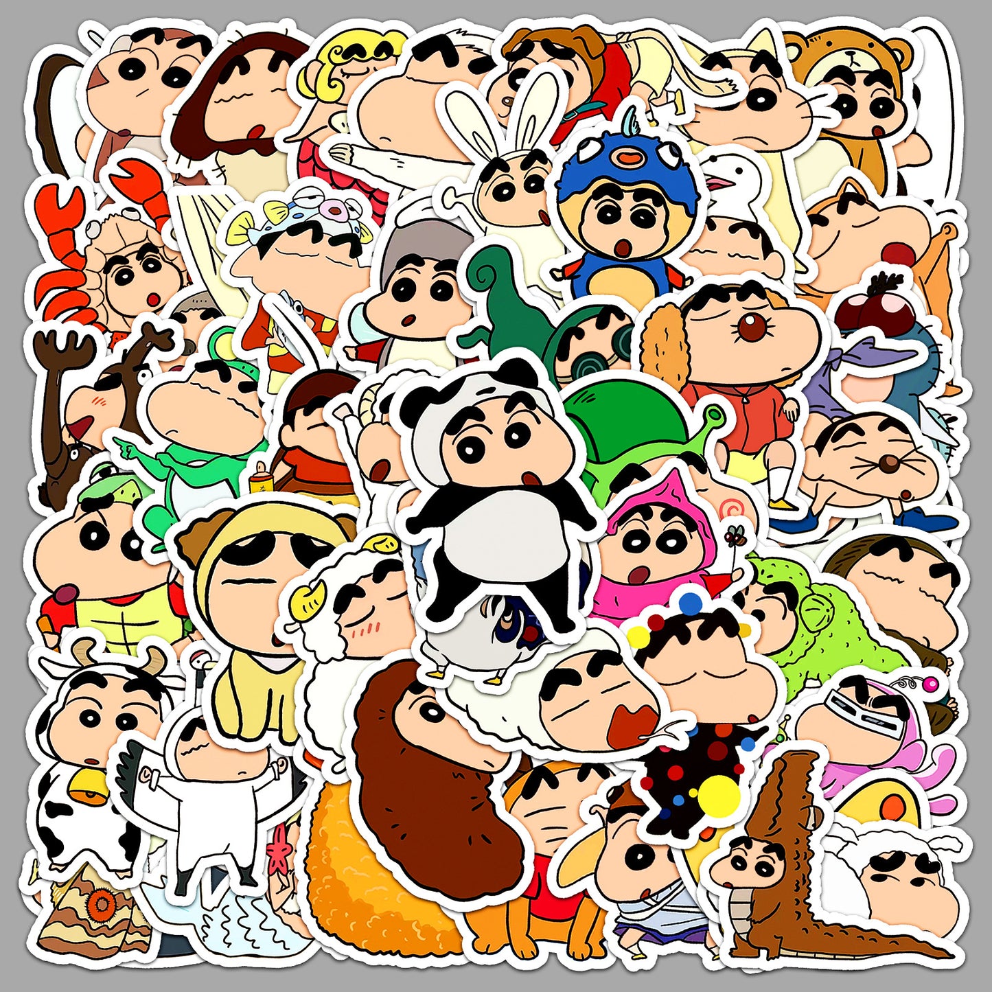 Shinychan 2 X 50 pc Sticker packets Net price 70