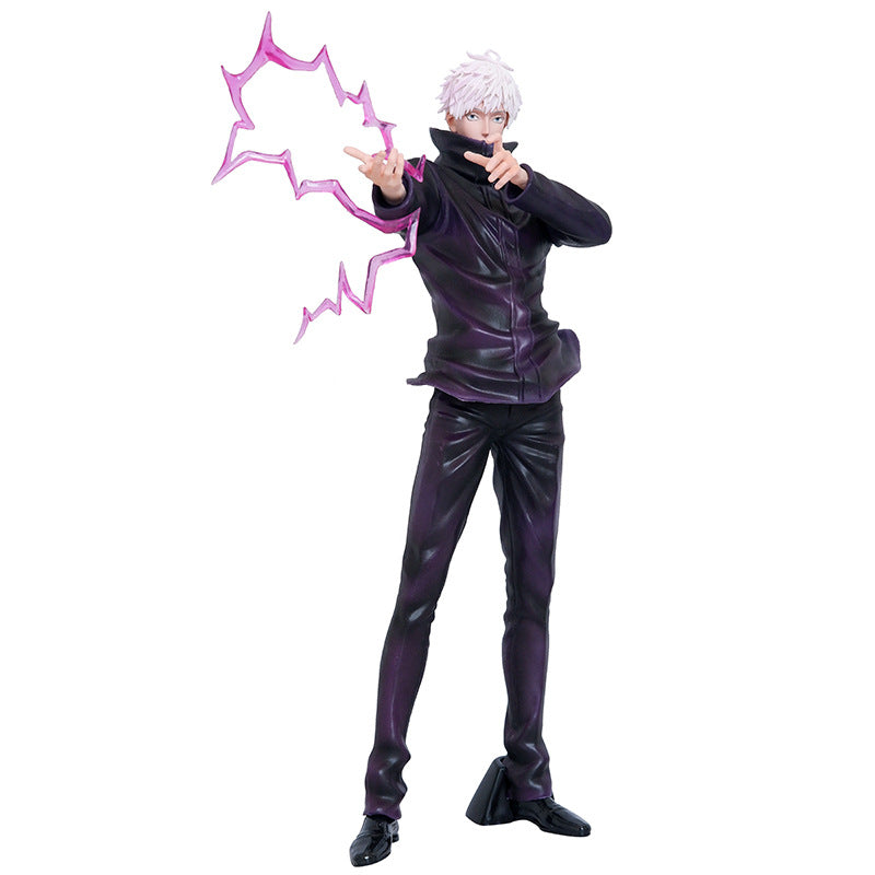 Gojo Standing With Purpule Fire in Hand