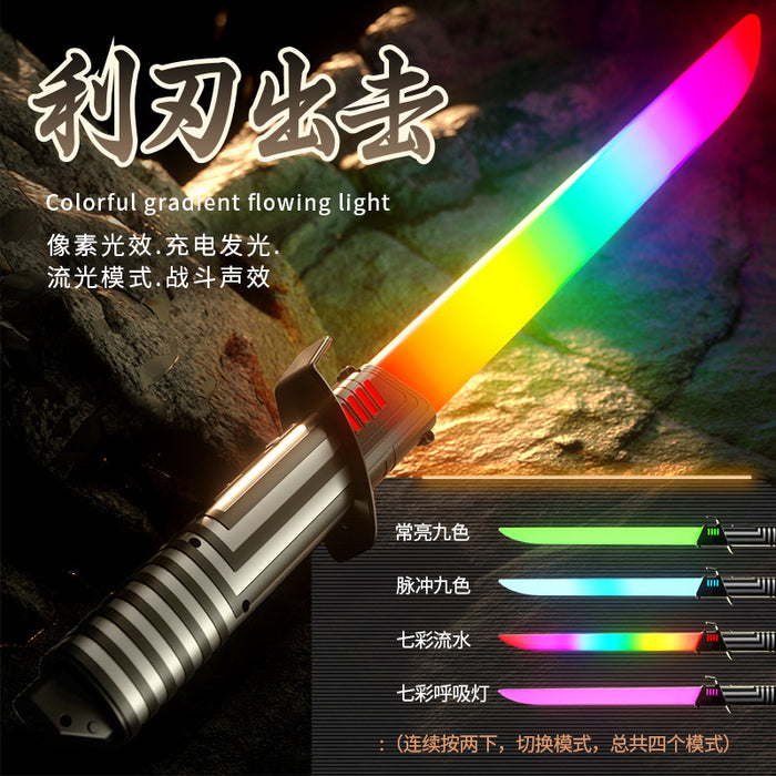 2pcs- 68 cm luminious sword knife with sound net price 650