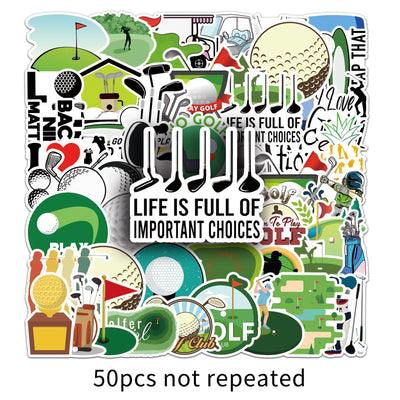 Golf- 2 X 50 pc Sticker packets Net price 70