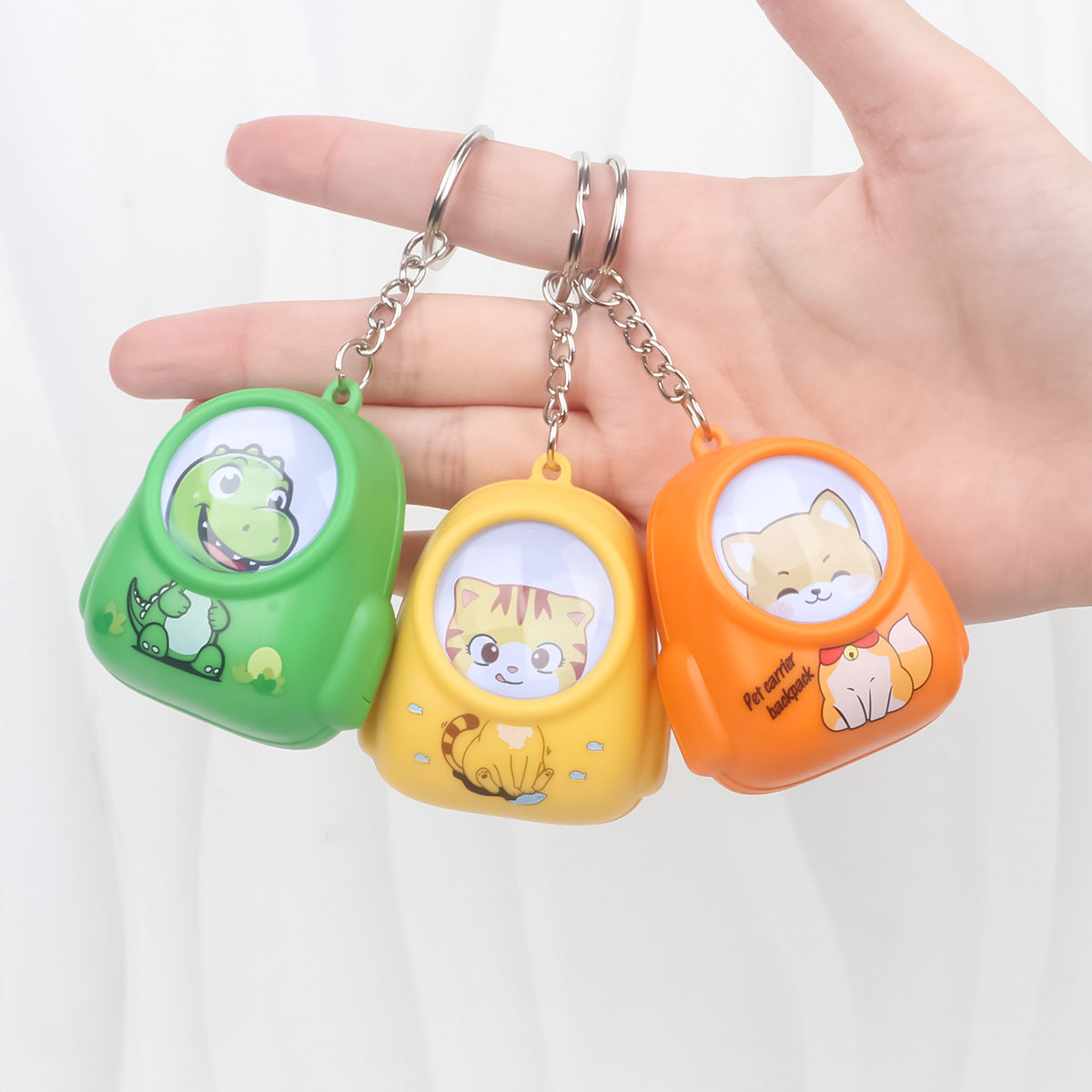 12pc- Animal bag light keychain net price 69