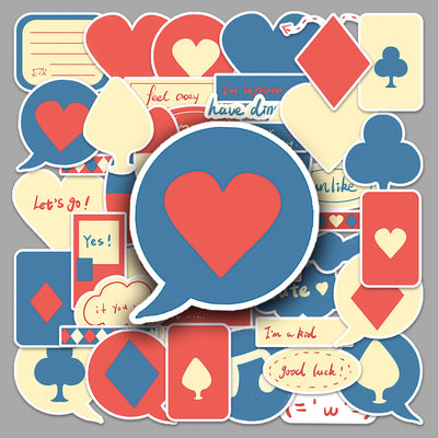 Love Box - 2 X 50 pc Sticker packets Net price 70