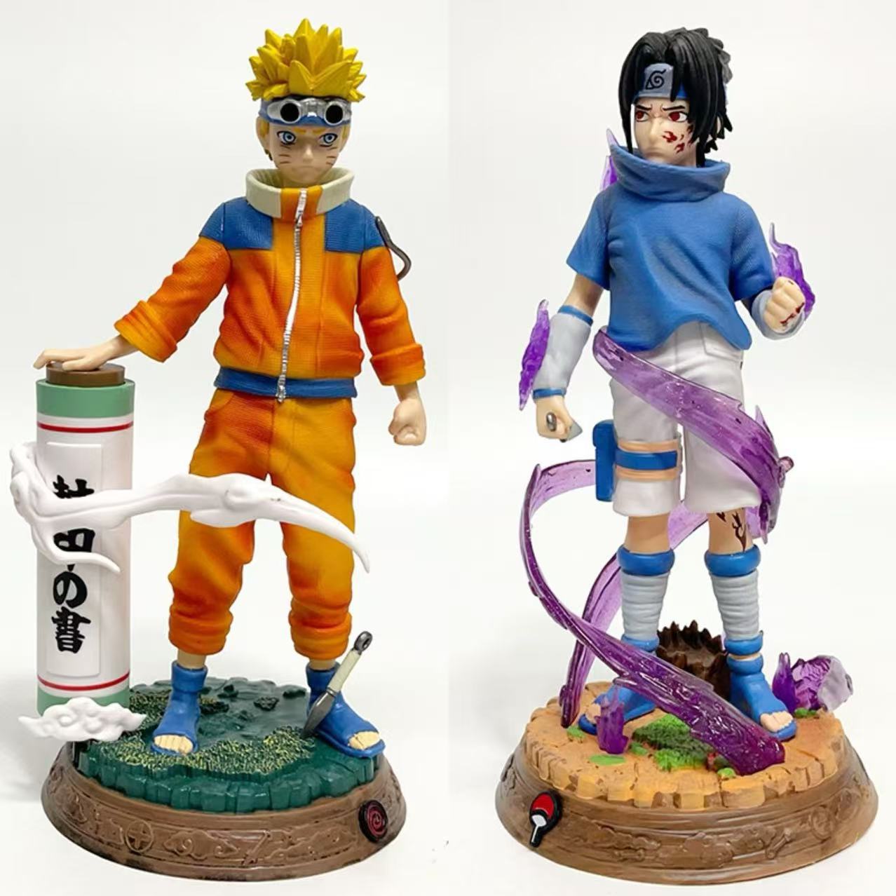 2pcs set of natuto and kakashi action figures