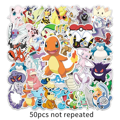 Pokimon - 2 X 50 pc Sticker packets Net price 70