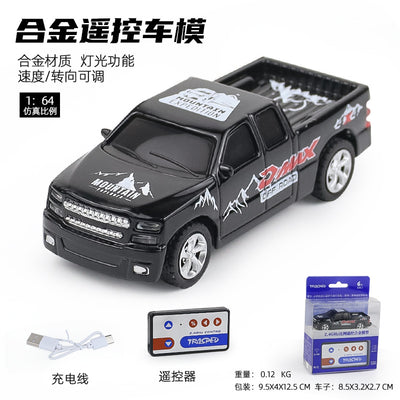 1:64 RC Off-Road Pickup Truck Toy Car black