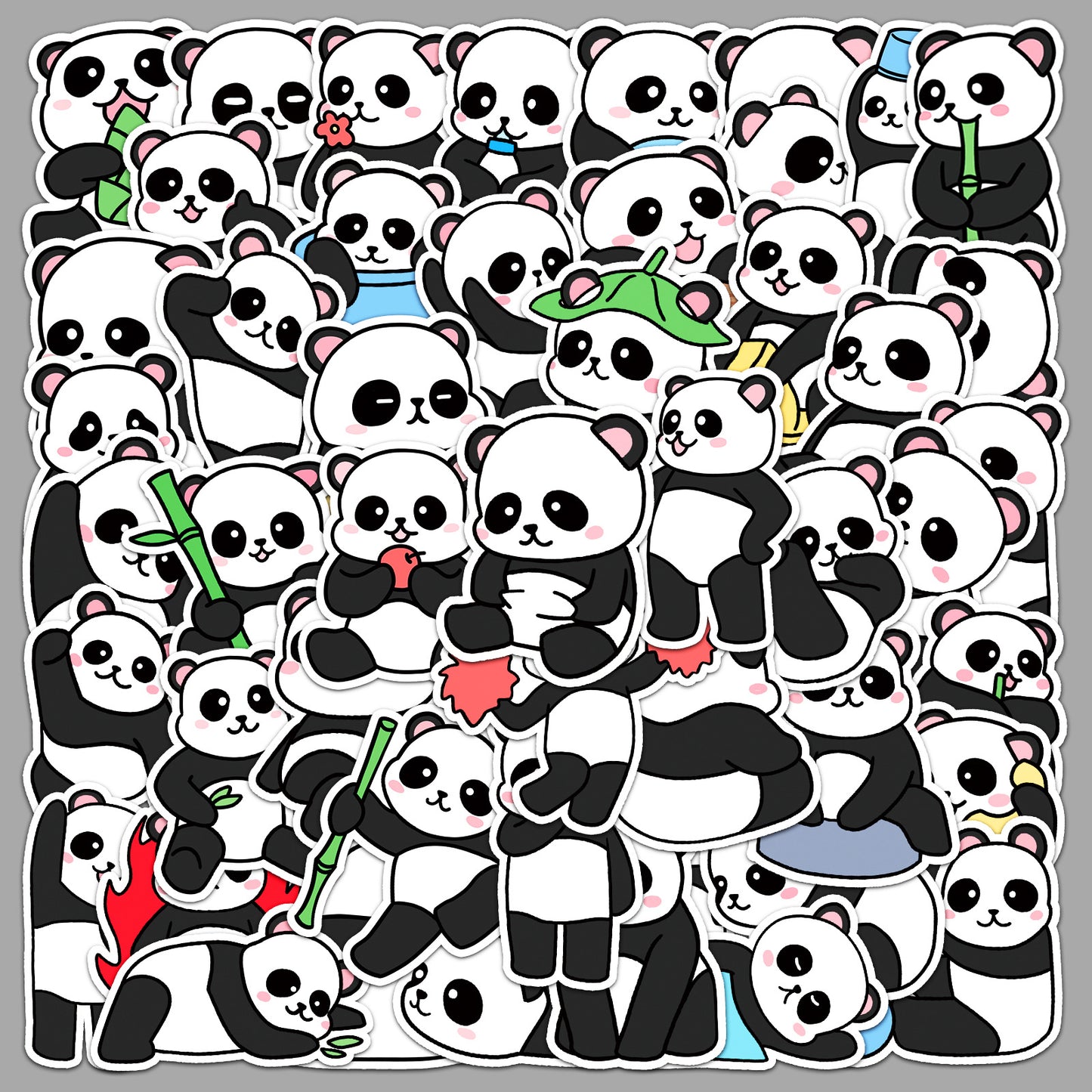 panda - 2 X 50 pc Sticker packets Net price 70
