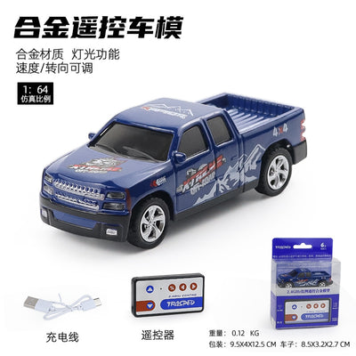 1:64 RC Off-Road Pickup Truck Toy Car Blue