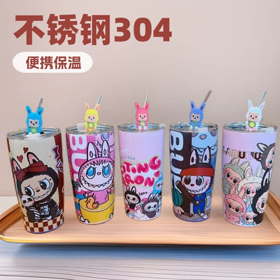 600ml Labubu Sipper