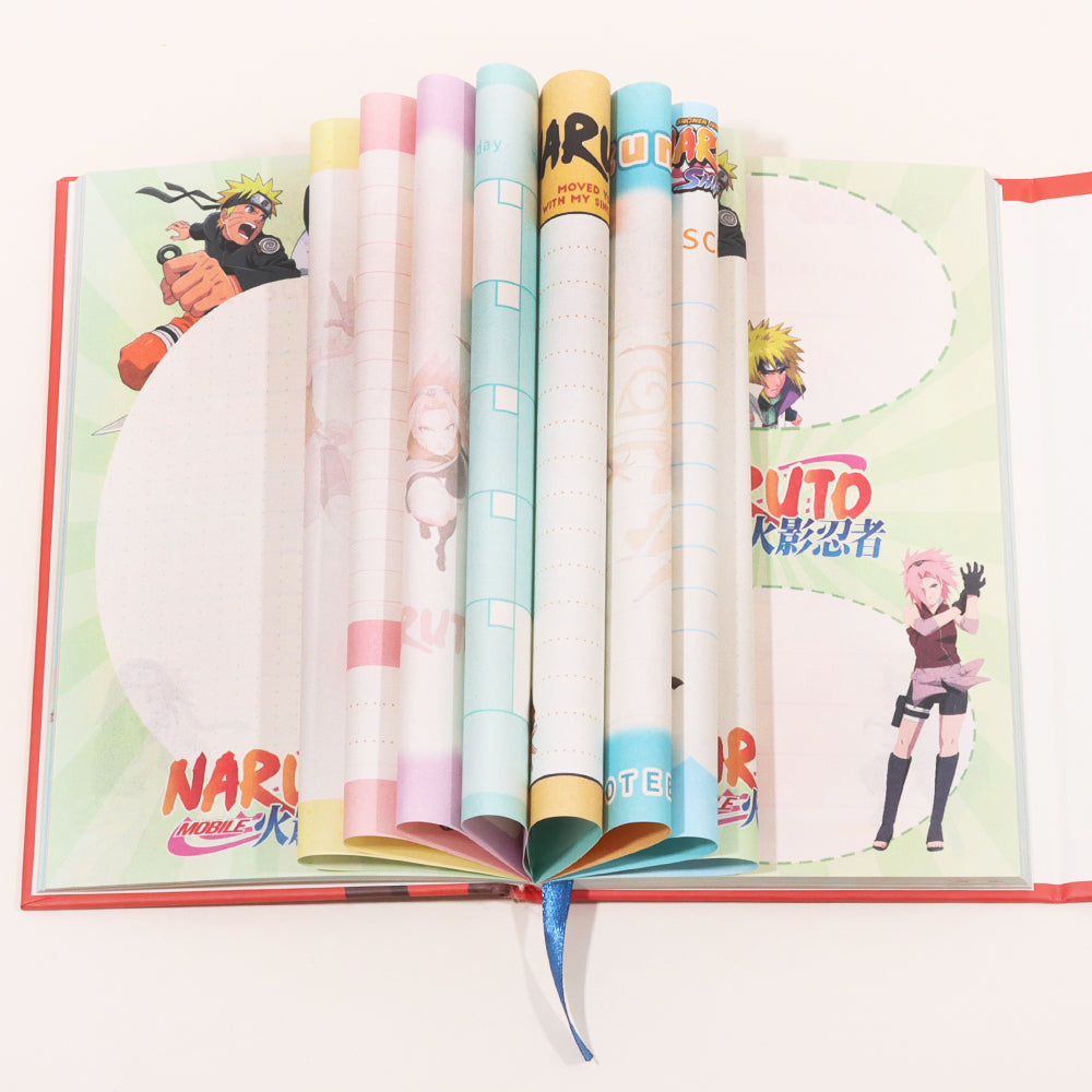 2pcs- Naruto family mix design a6 size diary (net price -98)