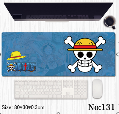 luffy blue one piece logo table matt