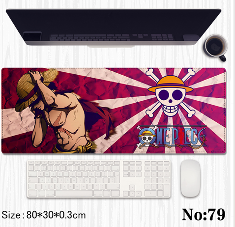 One piece luffy with hat table mat
