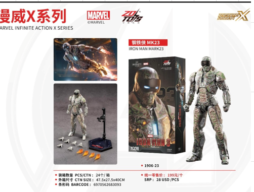 ZD Toys Marvel Avengers Shade MK 23