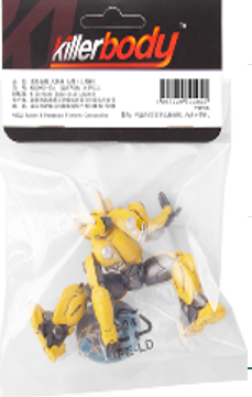 Mini size Kiler Body Bumbleb Dancing Action fiqure 4 inch ( poly pack )
