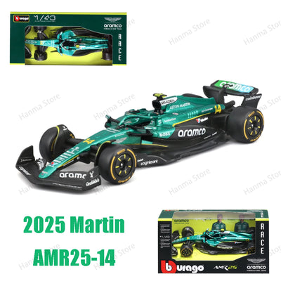 Bburago 1:43 2025 MODEL F1 AMR25 # 14