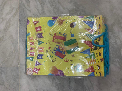 Birthday theme Small size paper bag Pack of 12