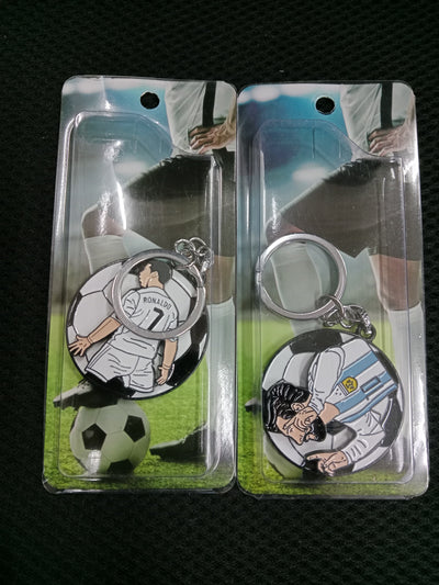 Ronaldo / messi rotating mix keychain Pack of 5 (eff price 48)