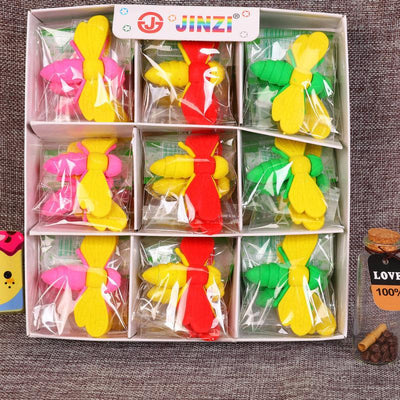 Butterfly Shape Eraser 36pcs (eff price 5.2 )