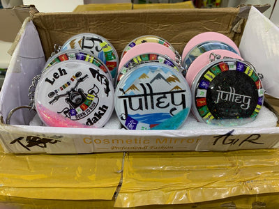Julley leh /ladakh glitter mirror pack of 12 ( eff price 78 )