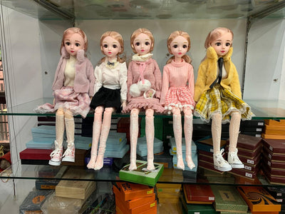 full size cute music dolls with foldable joint ( size 60cm)