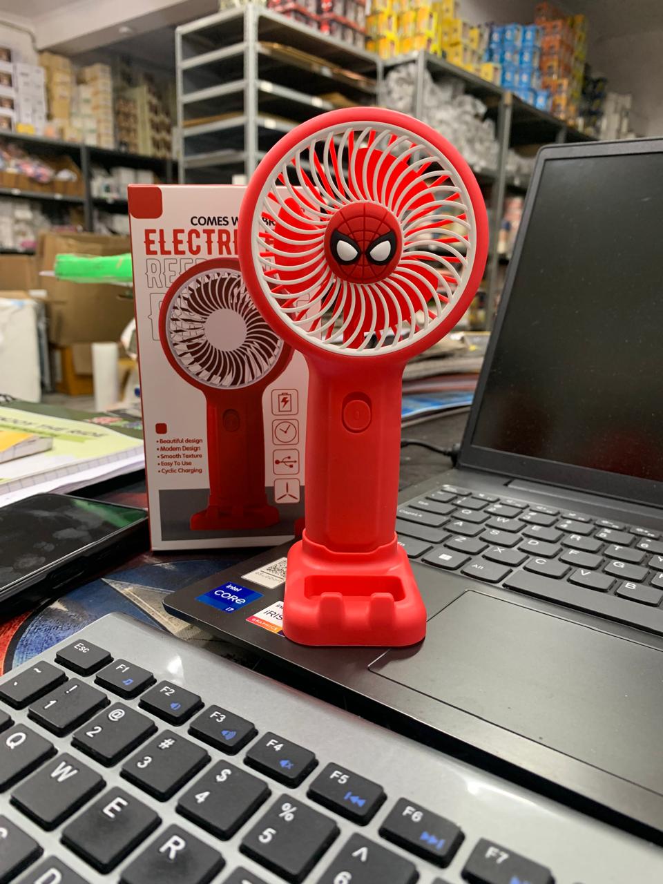 Mix design Spidy - ion man Usb fans Pack of 2 ( eff price 135 )