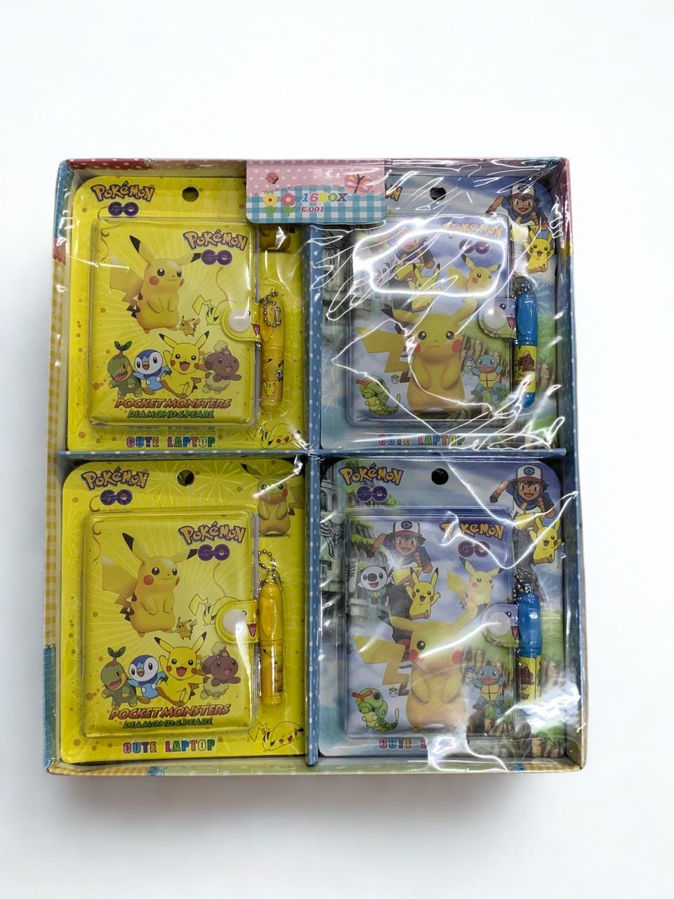 Pikachu mini A6 diary pack of 16 ( eff price 35 )