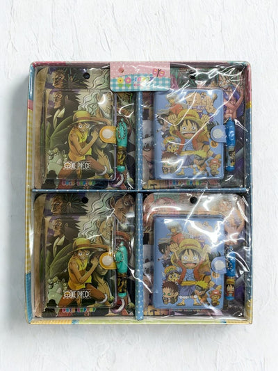 one piece luffy mix design small diary pack of 16 ( eff price 35 )