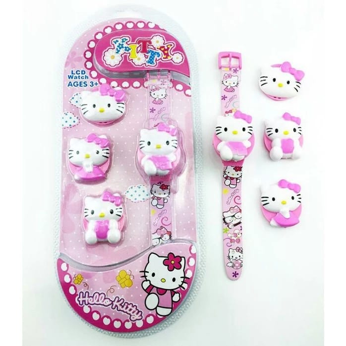 3 pcs -kitty mix Watch with three top dial design NET PRICE 99 ?