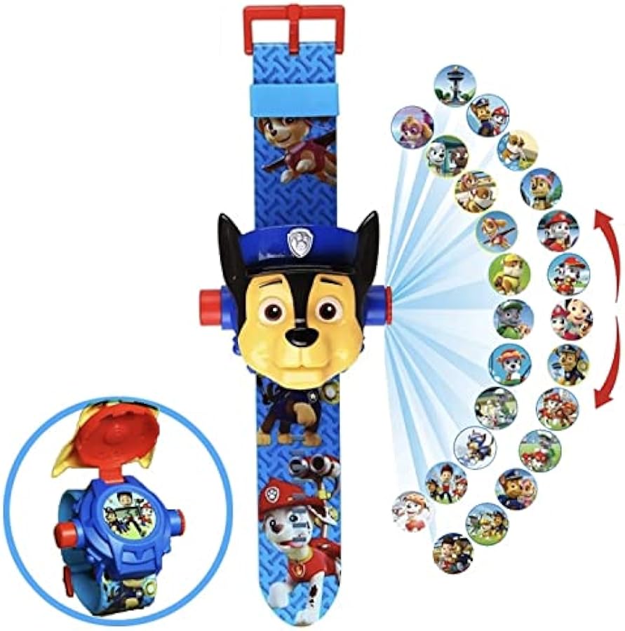 6PCS - paw petrol Projection Watch NET PRICE 104?