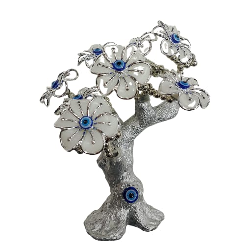 Small size Silver colour evil eye tree ( AN228 )