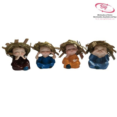 Simple hat monks set of 4 Model 52