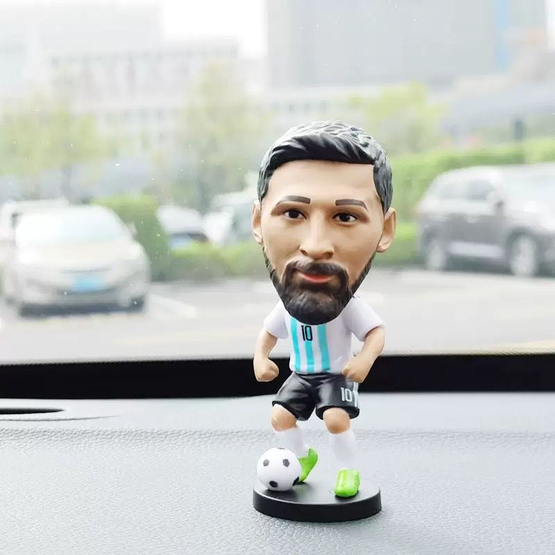 Messi white Mini premium bobblehead