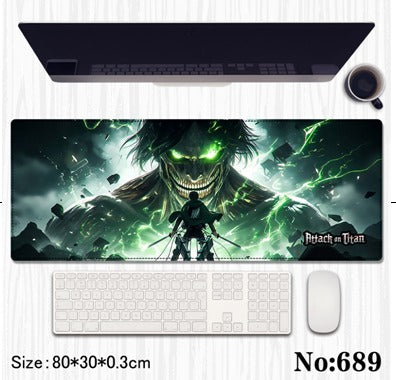 Eren attack on titan table mat