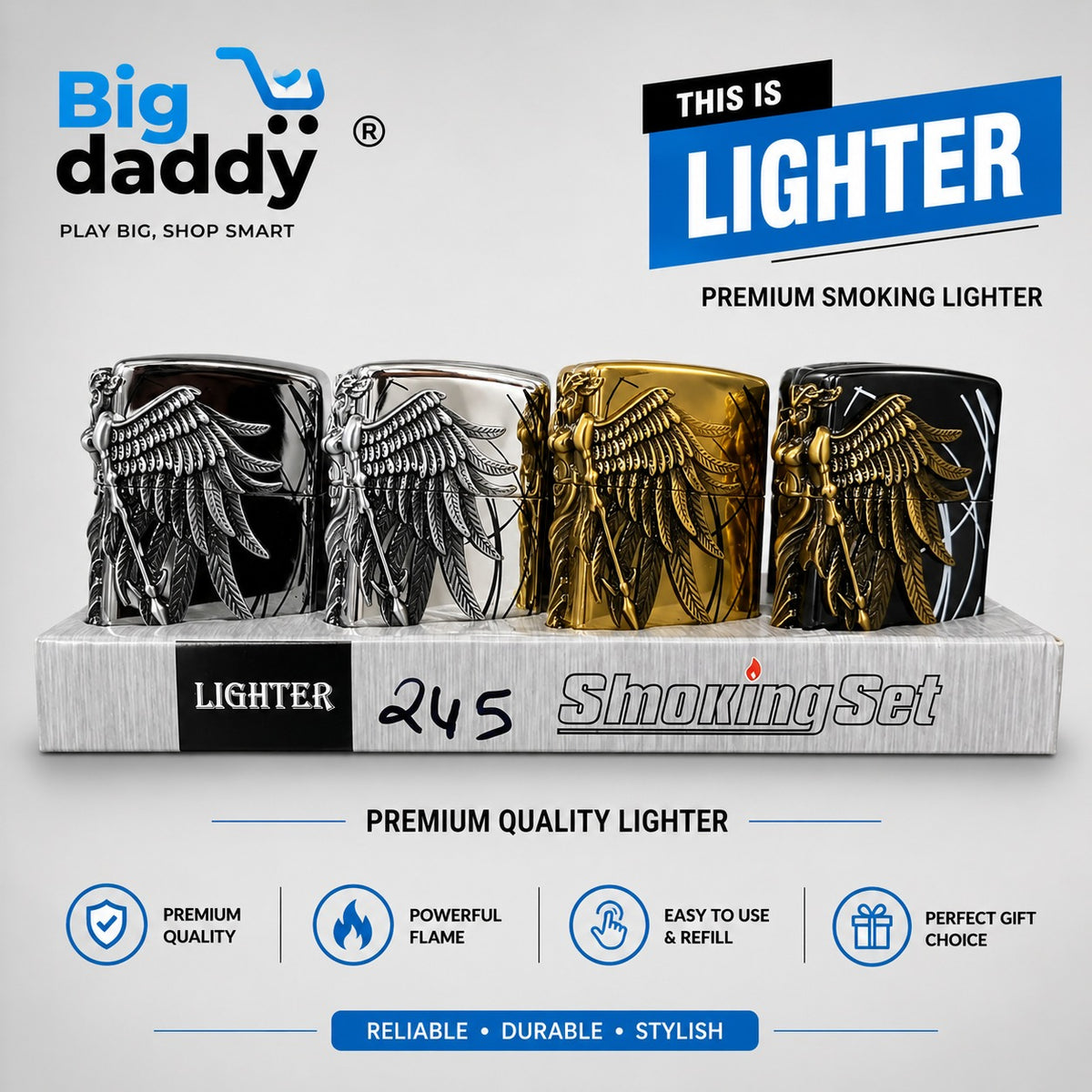 Premium lighter mix design
