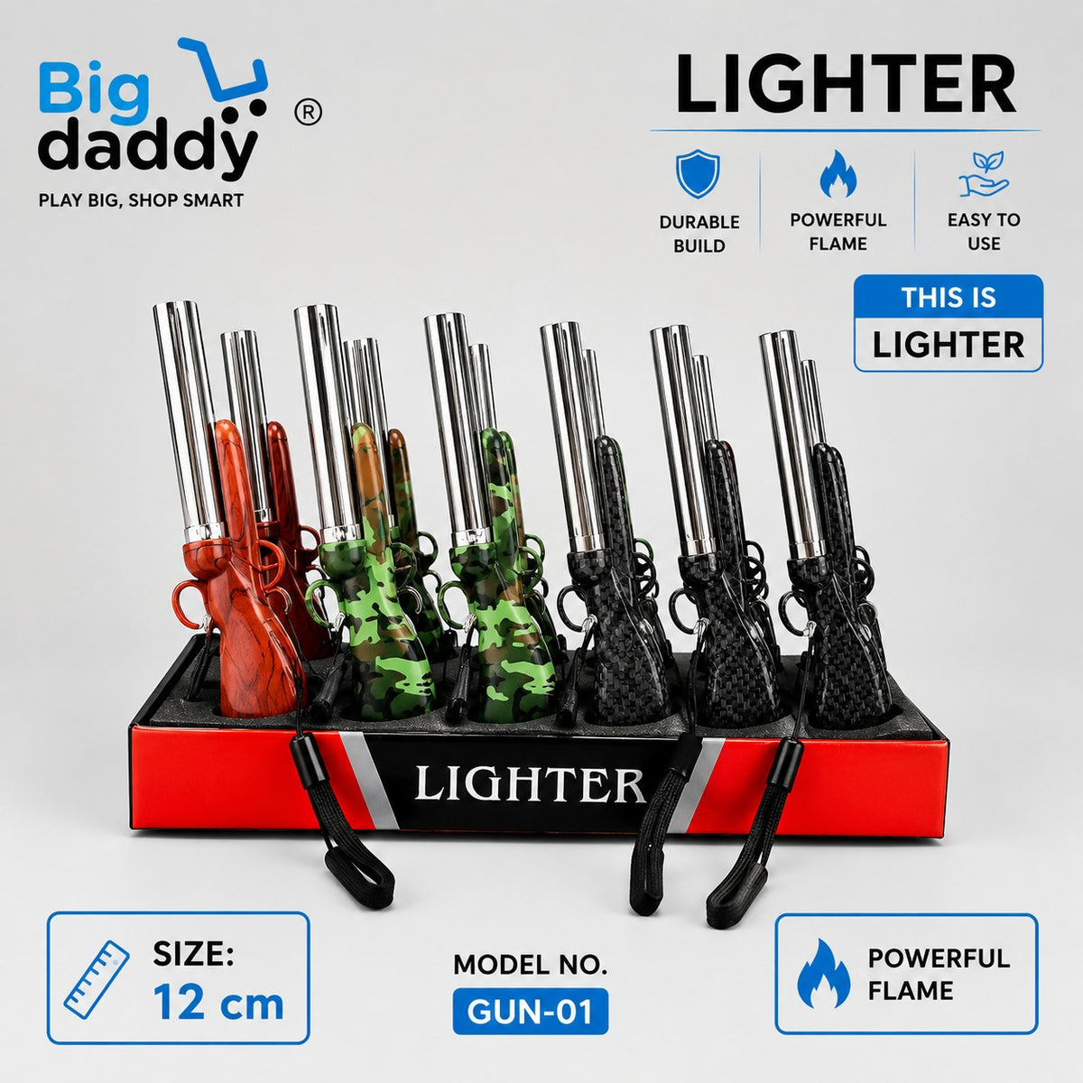 Gun shape 47 lighter