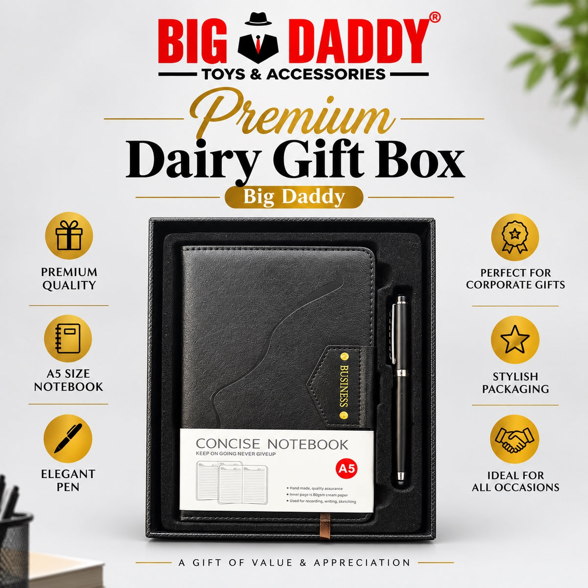 Premium Dairy With gift box - Model 9